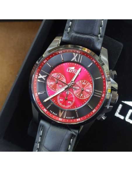 Lotus Chrono Acero Piel