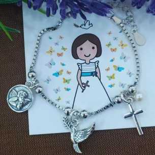 Promojoya Pulsera Comunión Plata