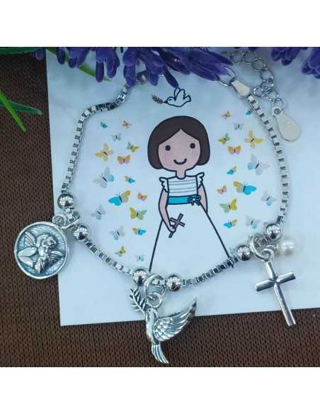 Promojoya Pulsera Comunión Plata