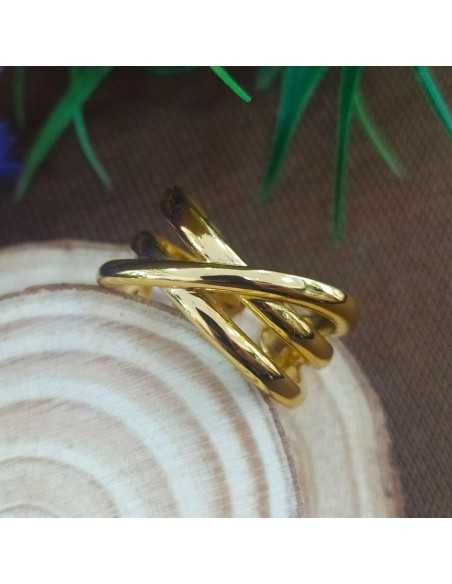 Doallo Anillo Abierto Entrelazado