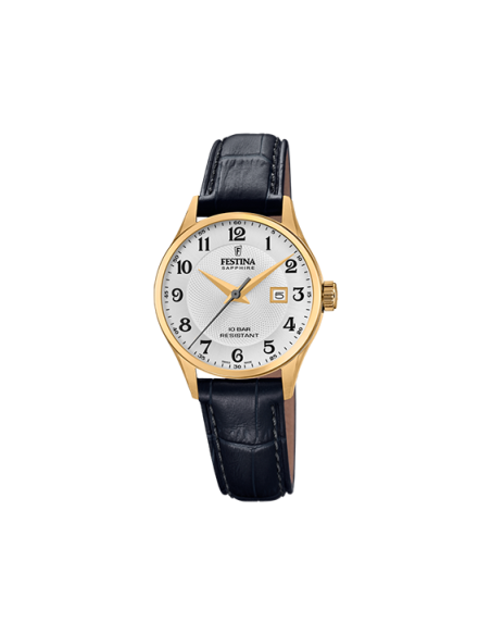 F20011/5 Swiss correa clásico dorado