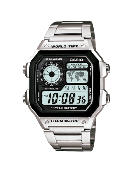Casio Timeless collection world time