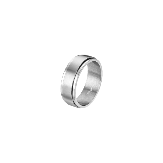 LS2395-3 Men rings acero mate